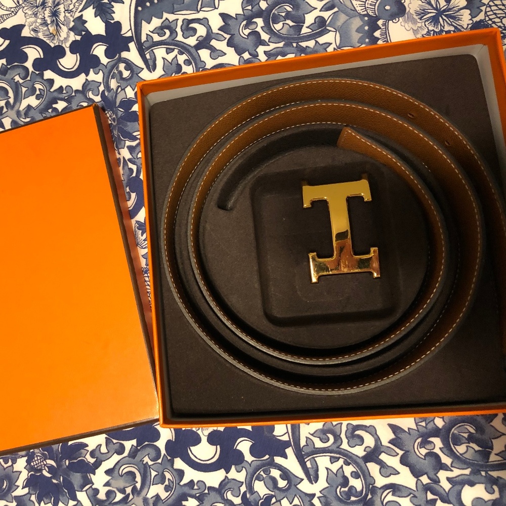 Hermes Belt - Reversible Black/ Brown